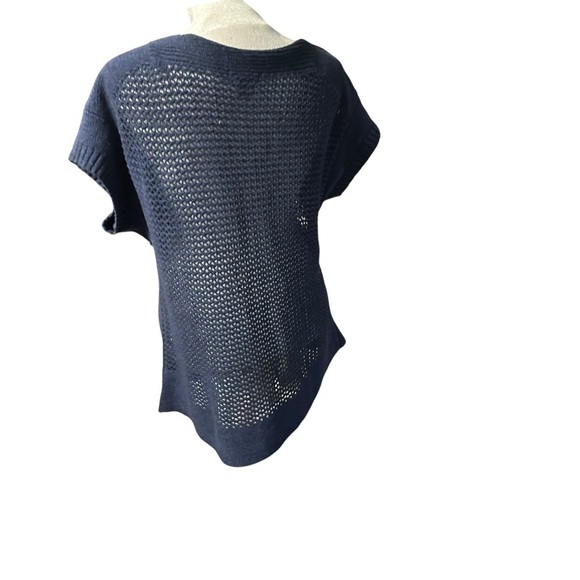 Eddie Bauer Dark Blue Knit Sweater - Picture 2 of 3